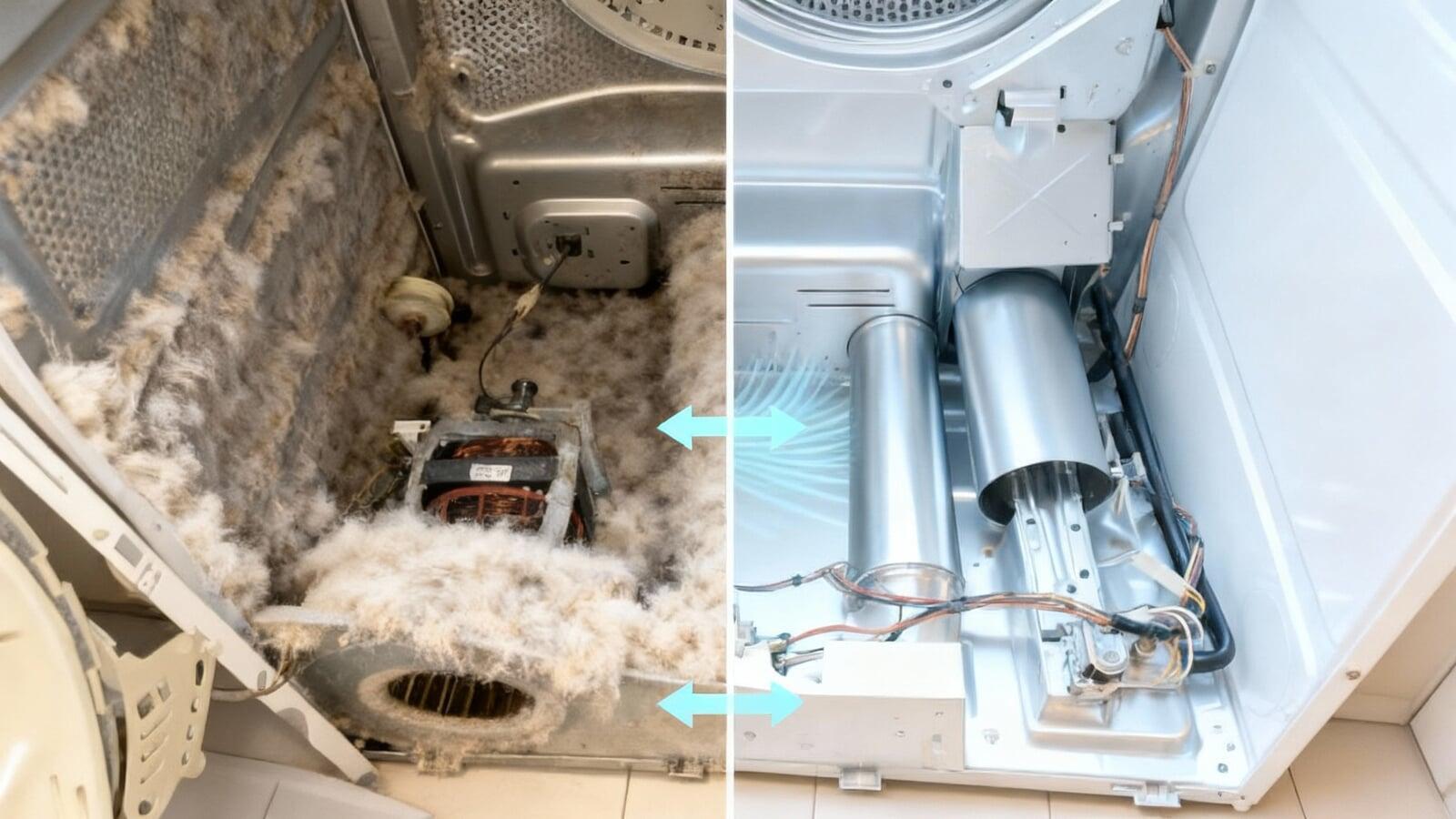 Why Dryer Interior Cleaning is Crucial: Fire Prevention and Efficiency